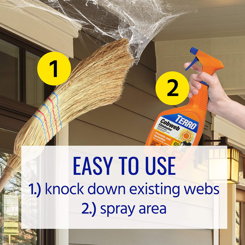 Terro Cobweb Eliminator Spray packaging details