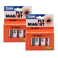 Terro Fly Magnet 2-Pack, sticky fly paper traps front view