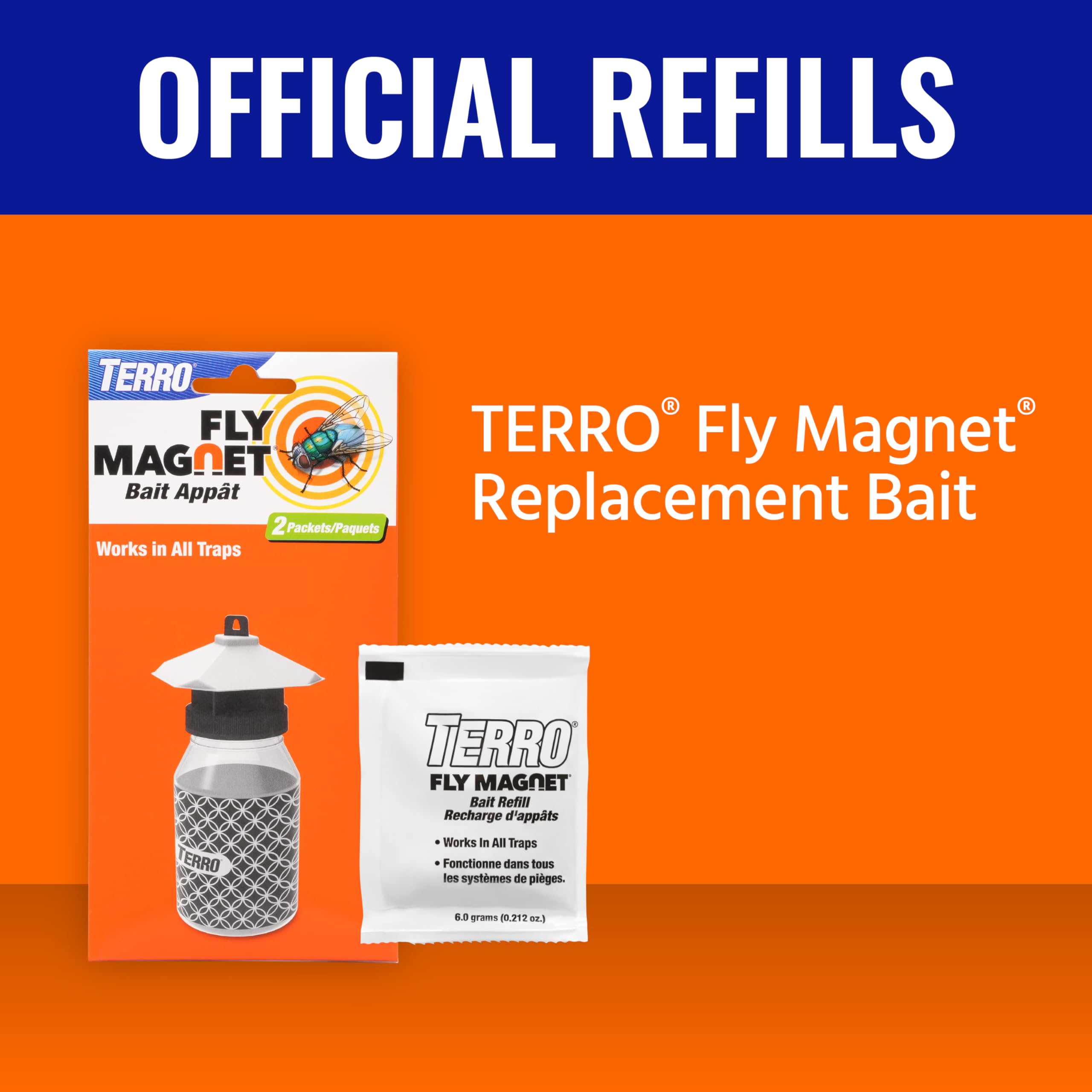 Terro Fly Magnet Trap in outdoor setting