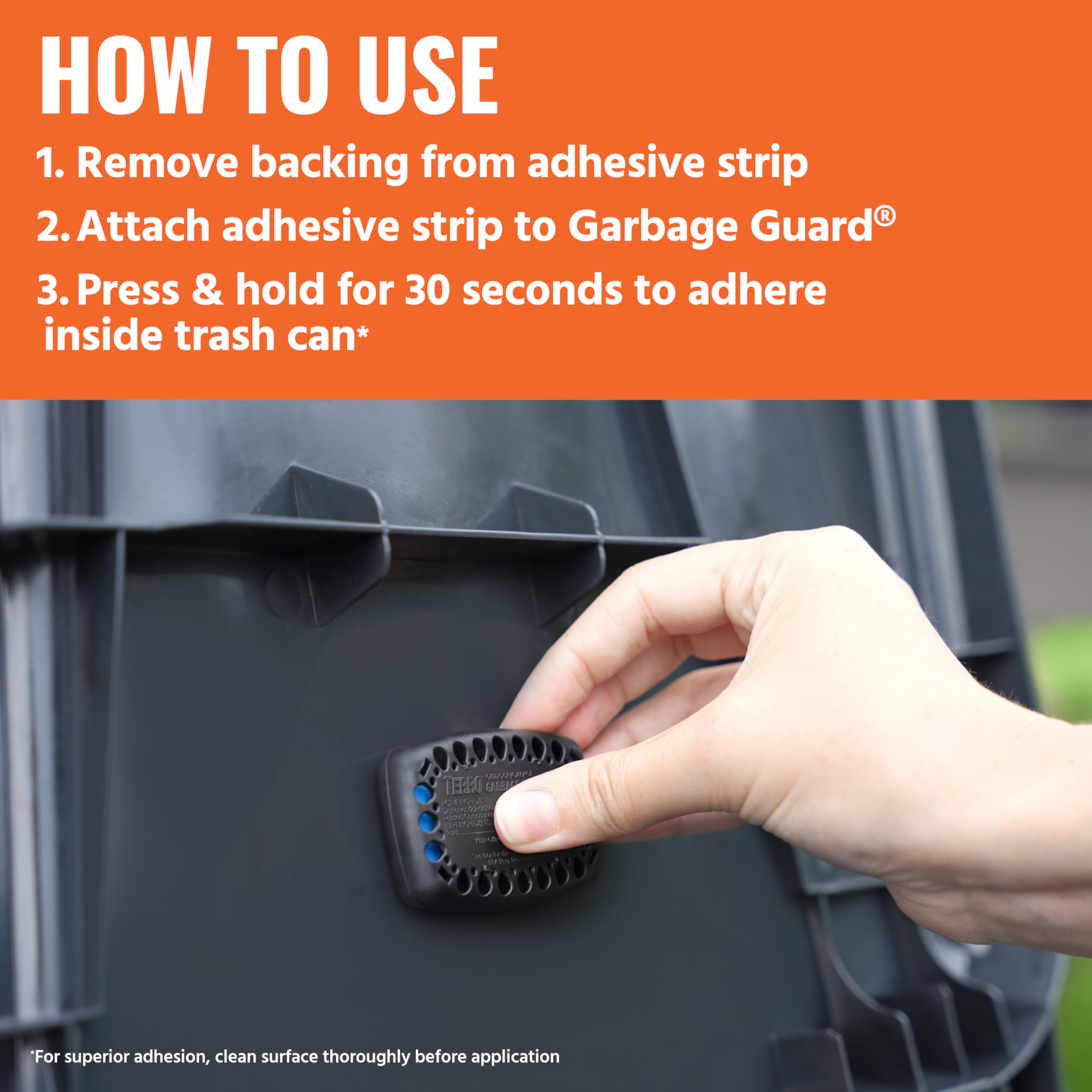 Terro Garbage Guard Trash Can Insect Killer side view