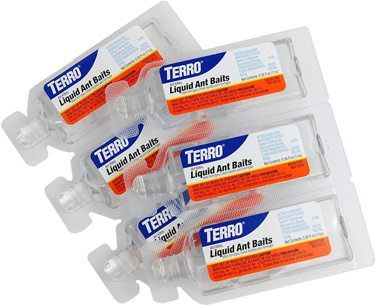 Terro Liquid Ant Baits showcasing bait stations