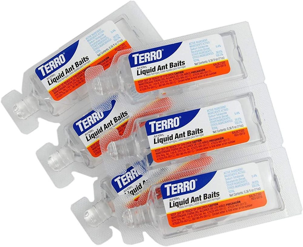 Terro Liquid Ant Baits showcasing bait stations