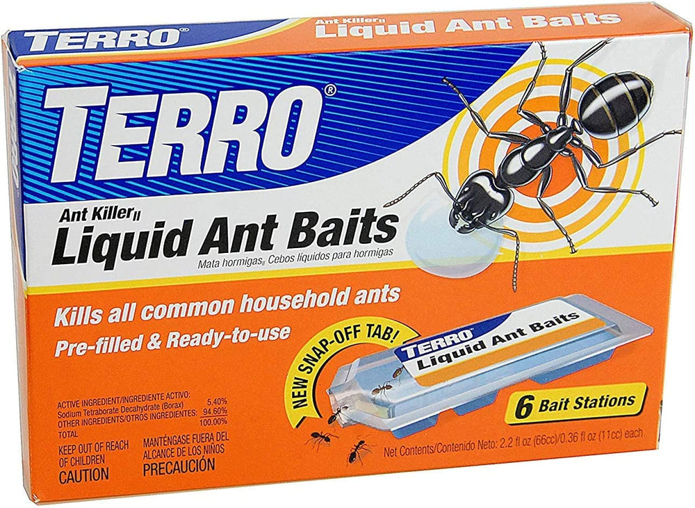 Terro Liquid Ant Baits snap-off tab for easy use