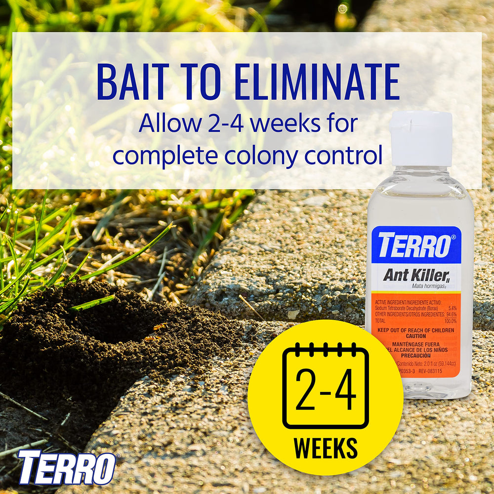 Terro Liquid Ant Killer in use near baseboards