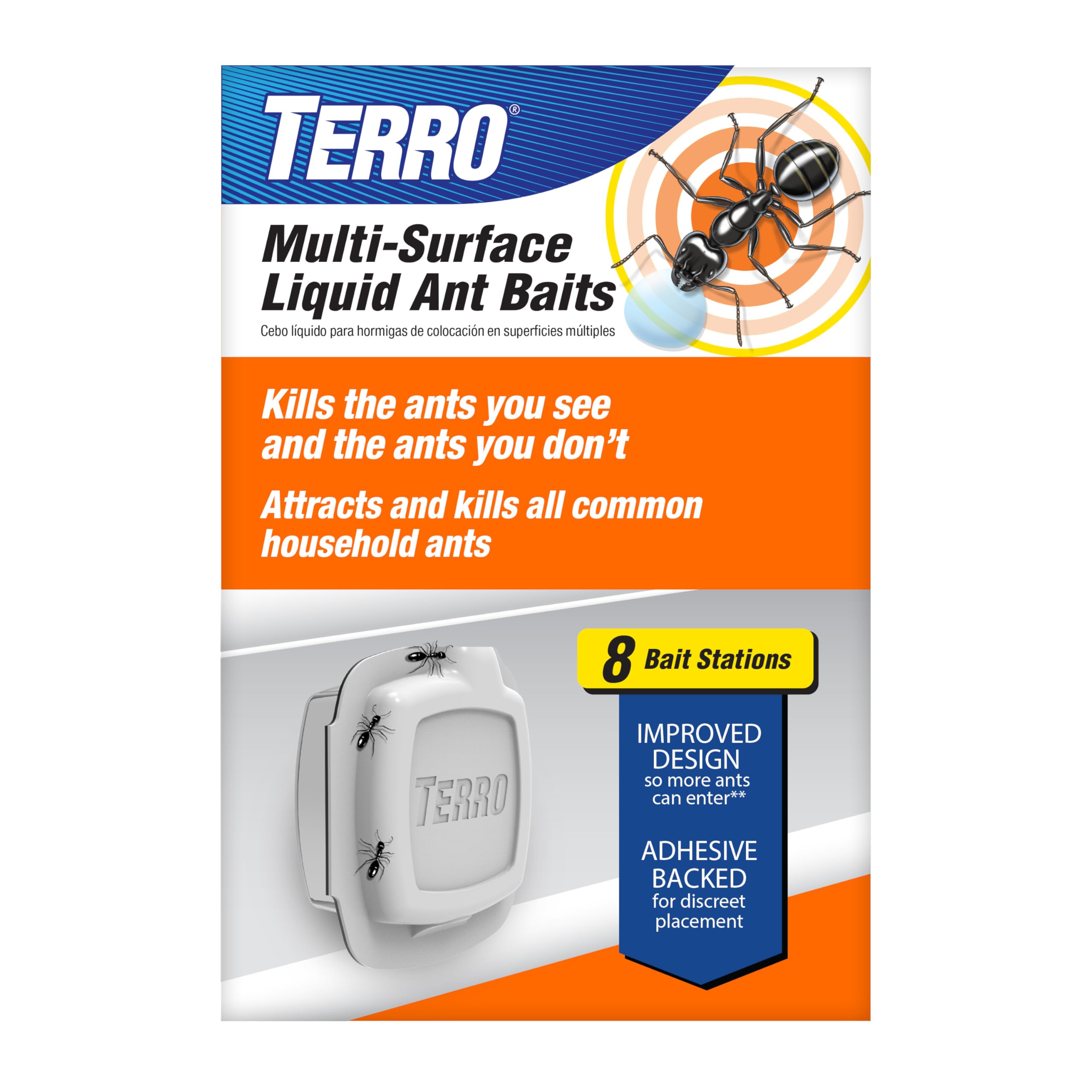 Terro Multi-Surface Liquid Ant Baits, 8-Pack front view