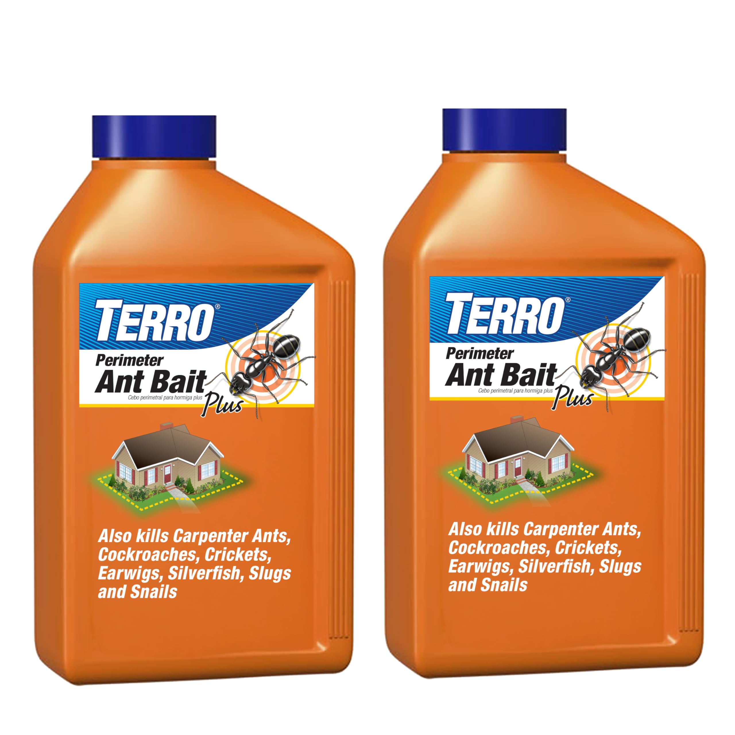 Terro Perimeter Outdoor Ant Bait Plus 2 lb shaker canister front view