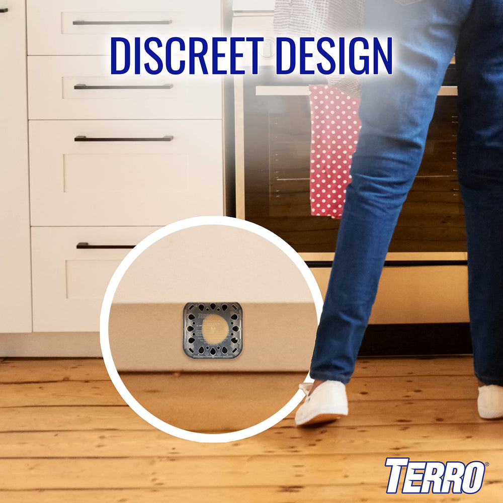 Terro roach bait station with clear window for easy monitoring