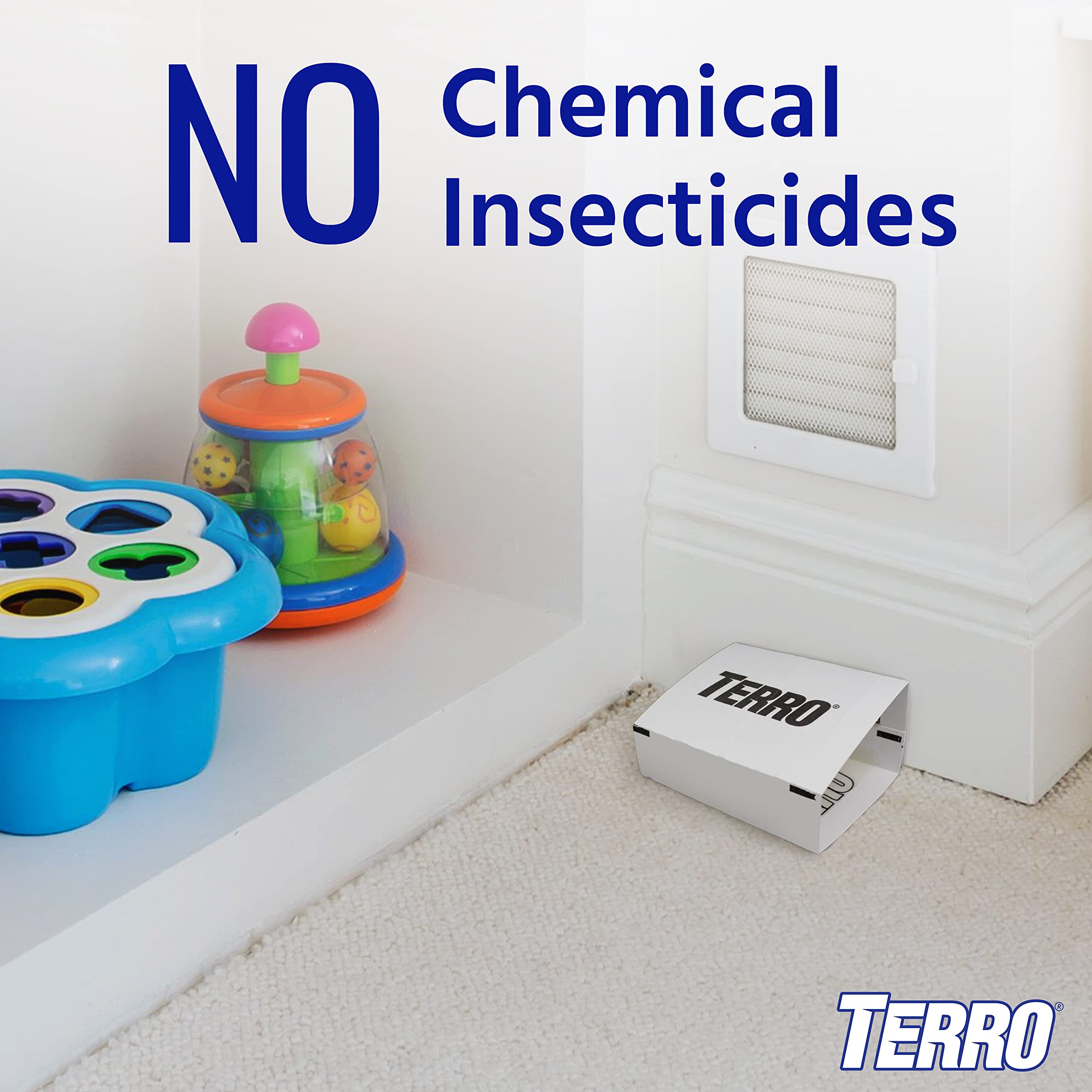 Terro Spider & Insect Trap dimensions on packaging