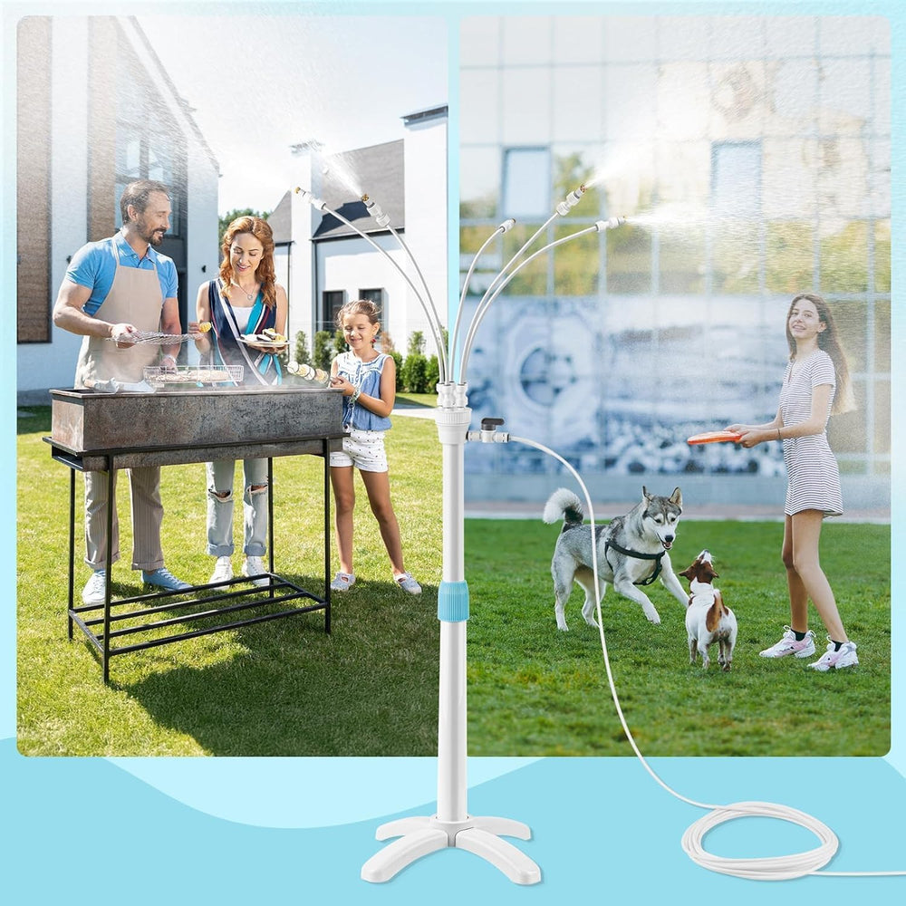 Tesmotor Stand Misters with garden hose connection