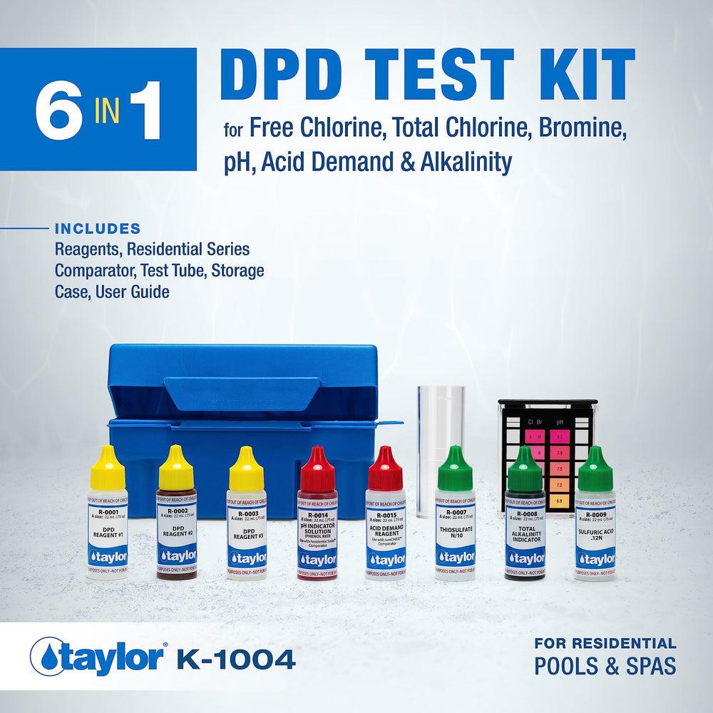 Testing reagents and comparator from Taylor K-1004 kit