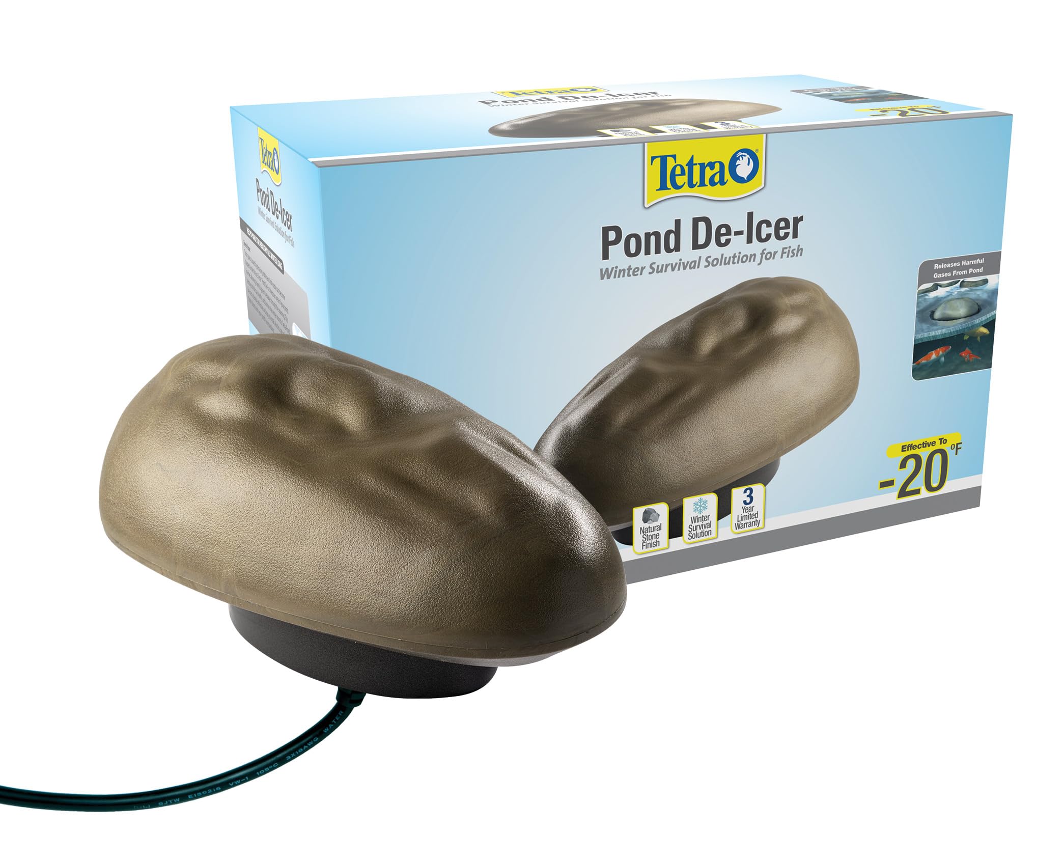 Tetra Pond De-Icer 300 watt power cord close-up