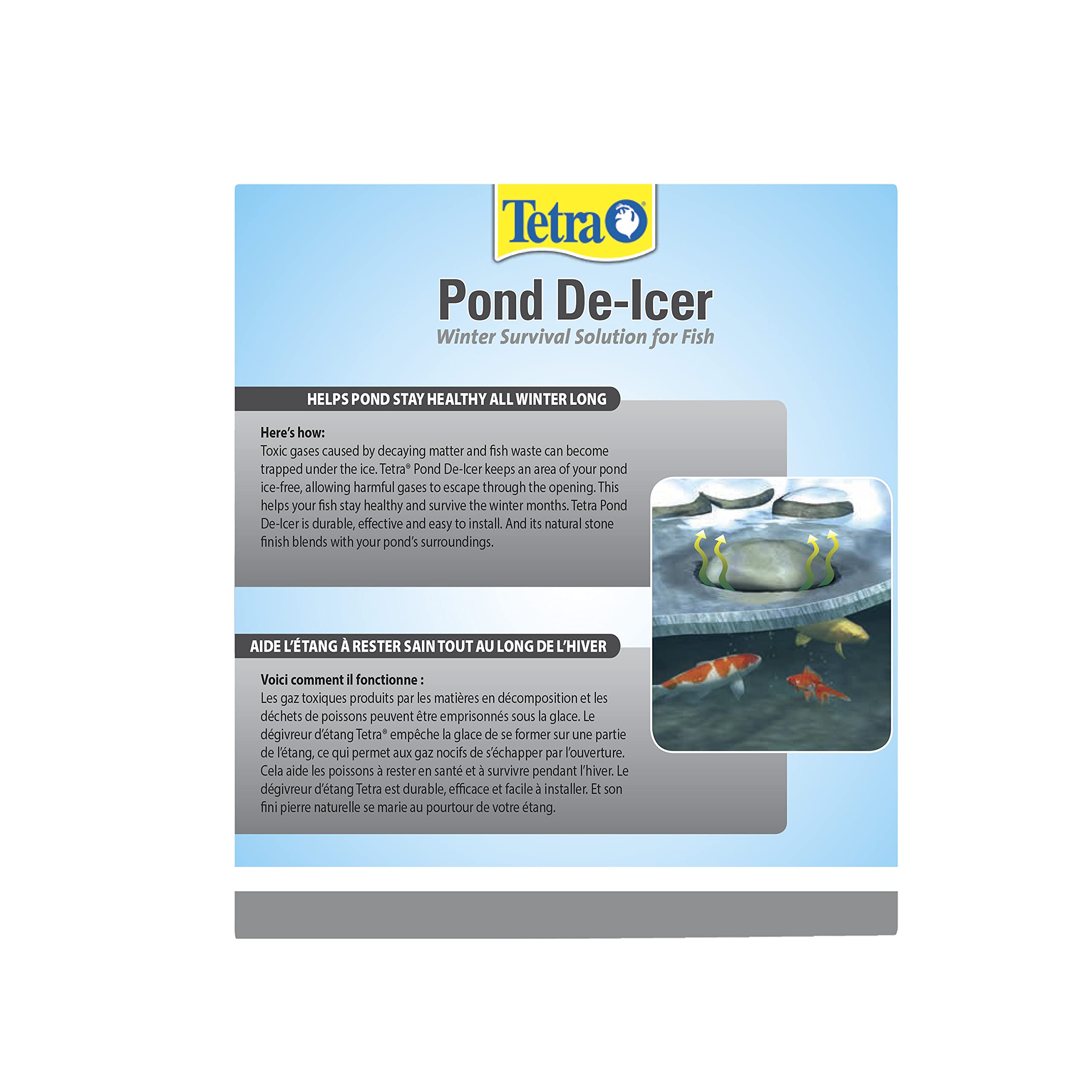 Tetra Pond De-Icer details and specifications