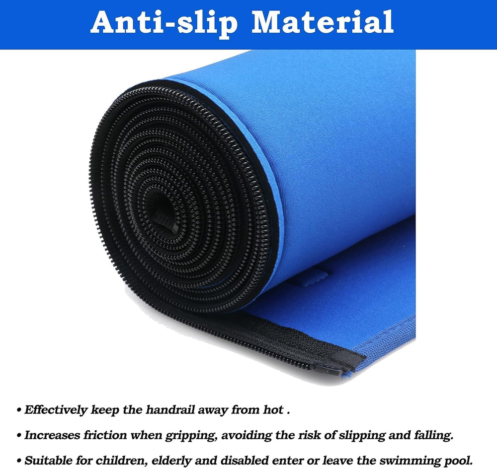 Textured grip of the Ginchain Pool Handrail Cover