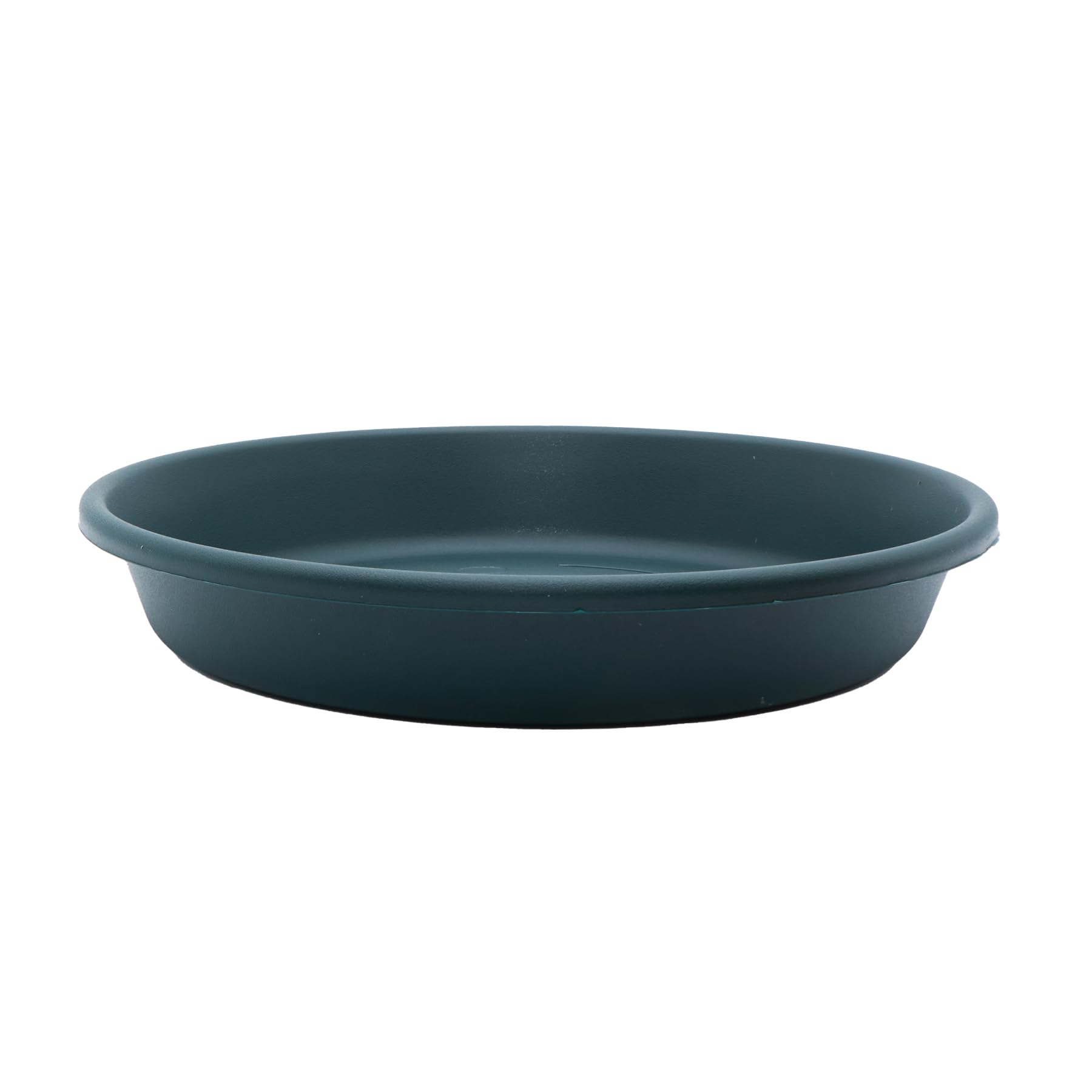 The HC Companies 10-inch evergreen flower pot saucer front view