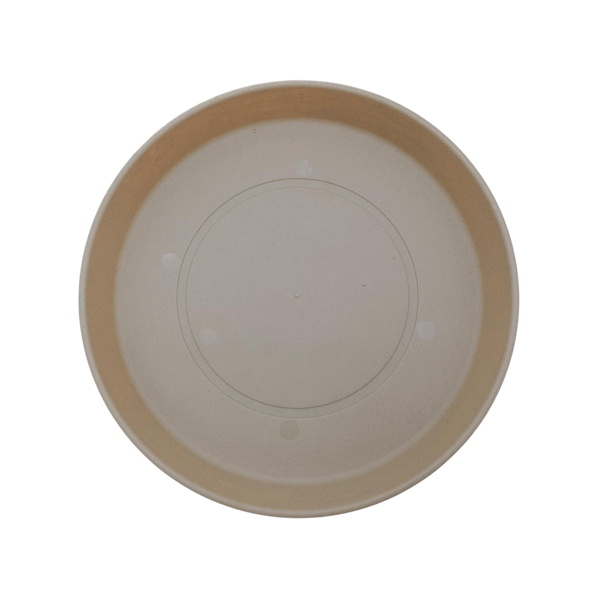 The HC Companies Round Prima Flower Pot Saucer 7-inch in Sandstone