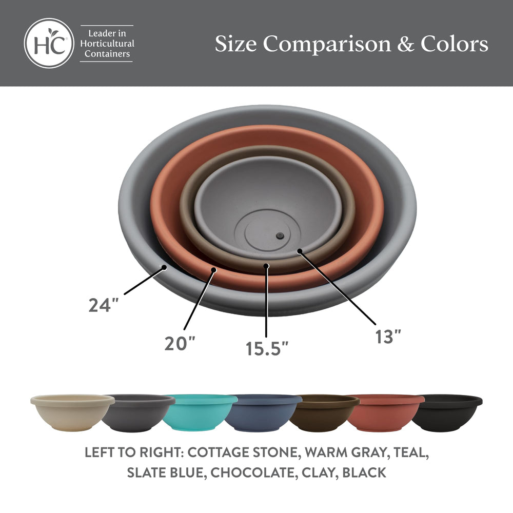 The HC Companies Shallow Planter packaging