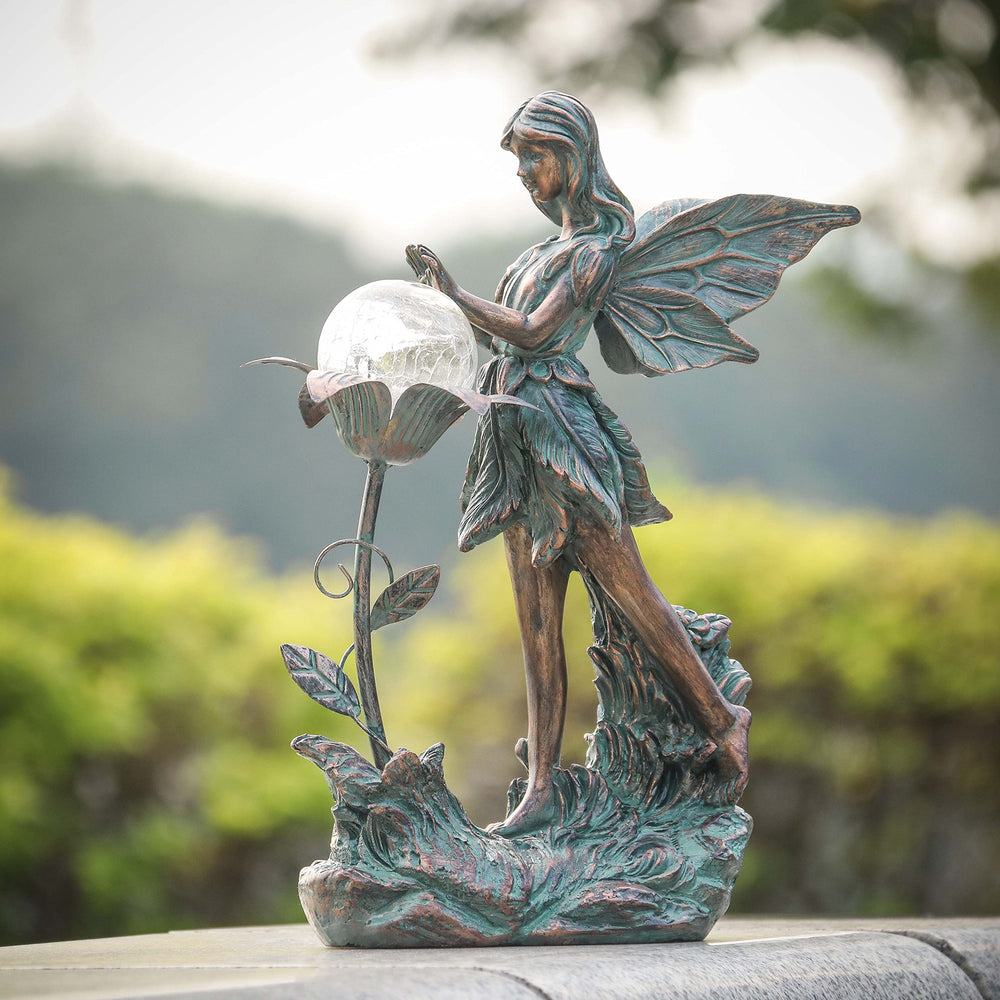 The packaging of the TERESA'S COLLECTIONS fairy statue