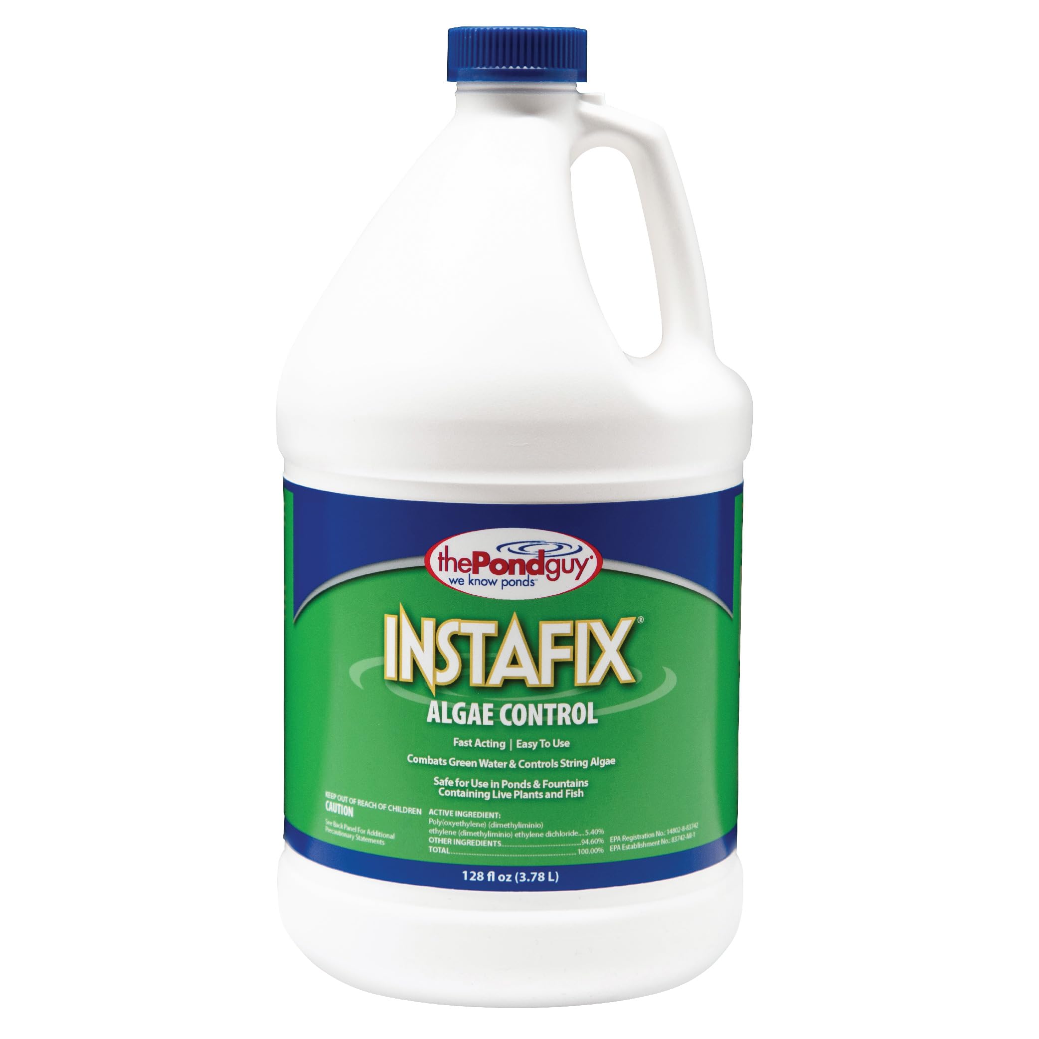 The Pond Guy InstaFix Algae Control Liquid Algaecide 1 Gallon front view