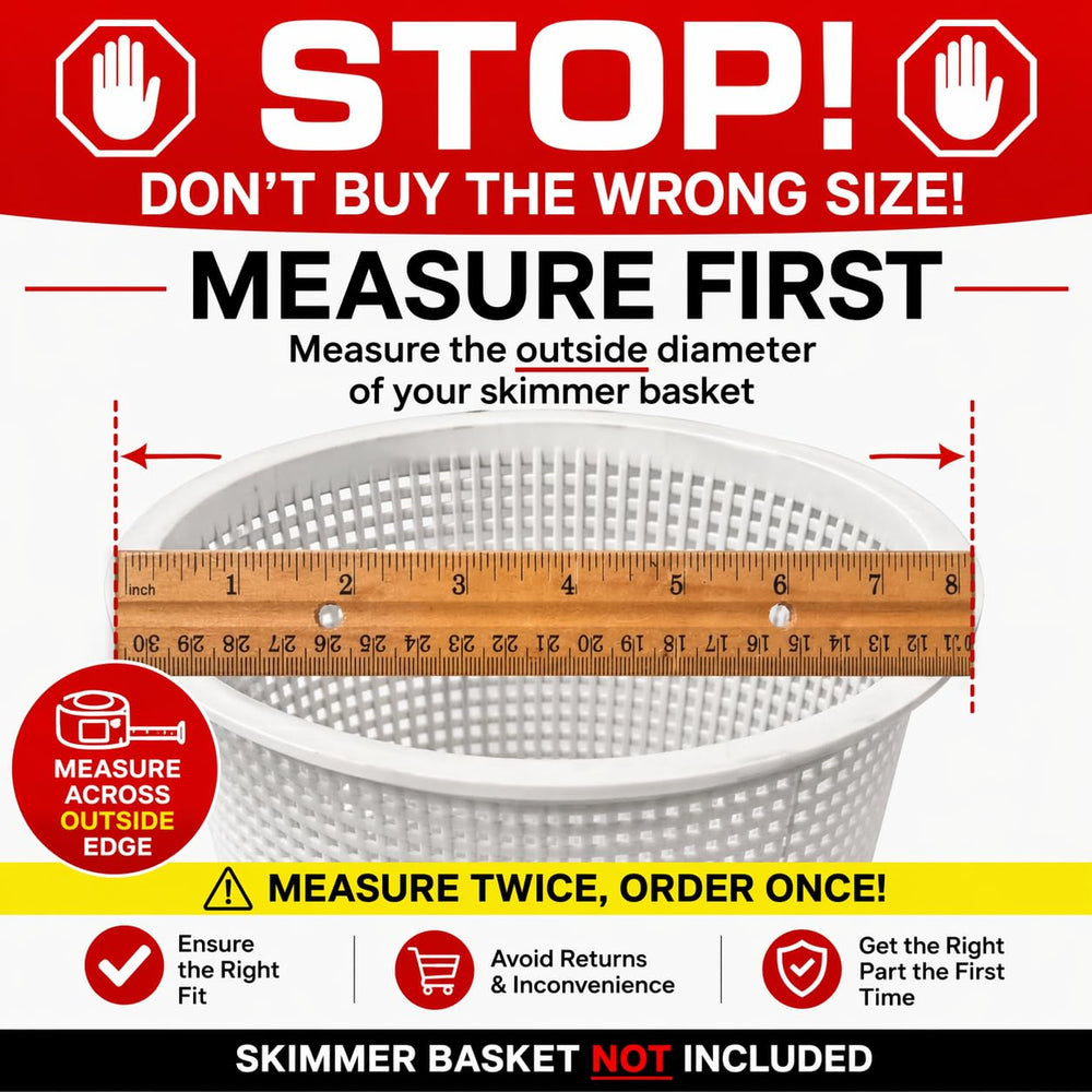 The Skimmie Cyclone on a 7 inch skimmer basket