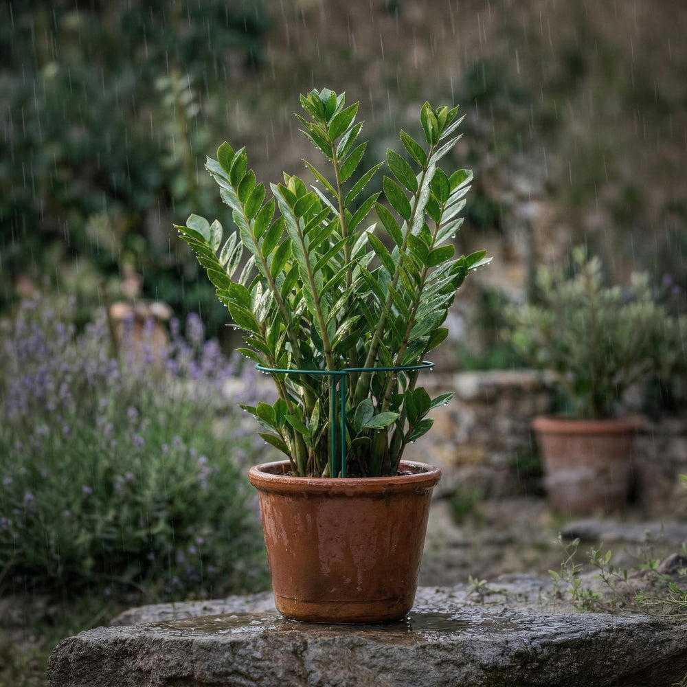 Thealyn plant support stakes inserted in potted plants