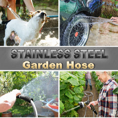 TheFitLife hose coiled for easy storage
