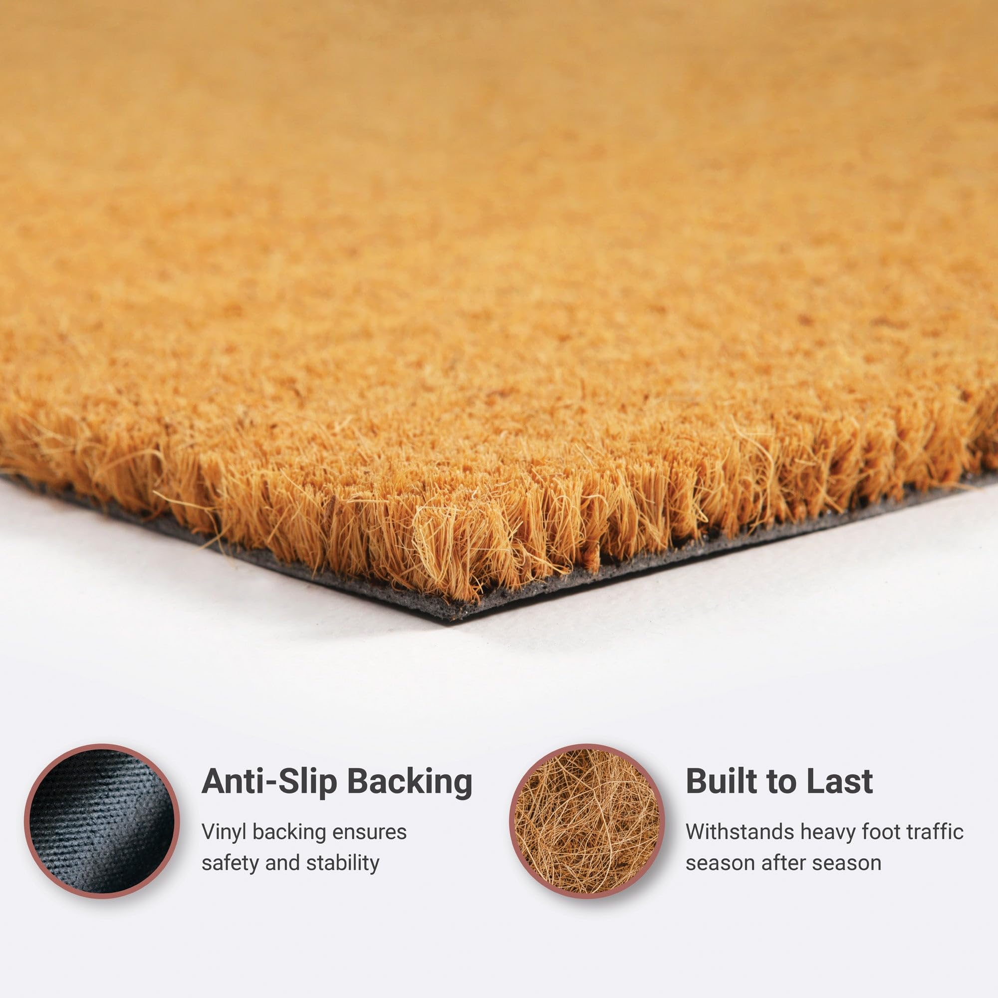 THEODORE MAGNUS Fall Door Mat rolled for packaging