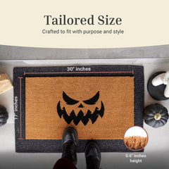 THEODORE MAGNUS Halloween Door Mat in outdoor entryway