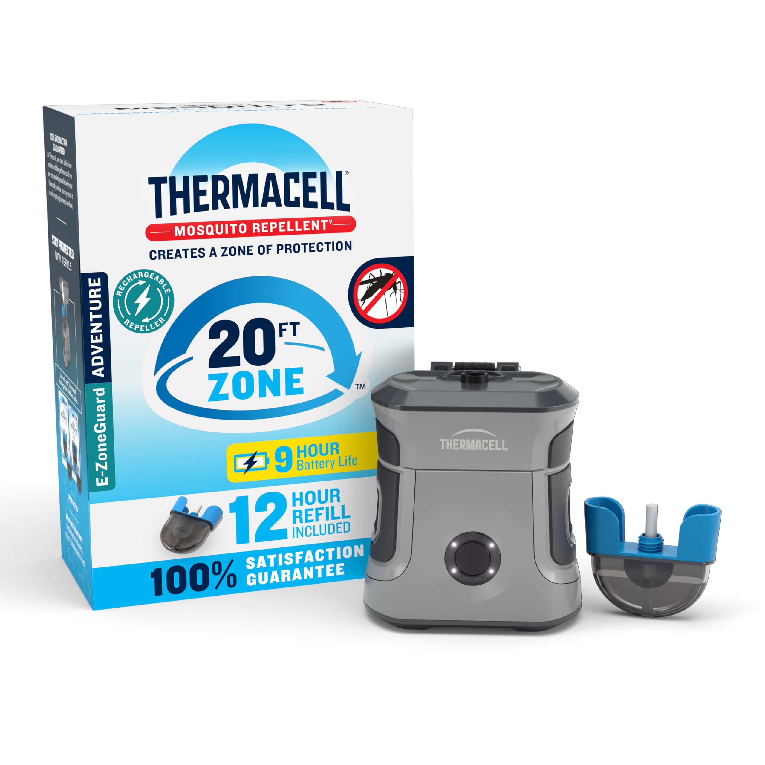 Thermacell E-ZoneGuard Adventure Mosquito Repeller front view
