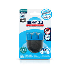 Thermacell E-ZoneGuard Mosquito Repellent Refill gray cartridge front view