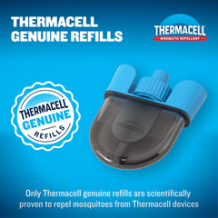 Thermacell E-ZoneGuard repeller with a refill cartridge installed