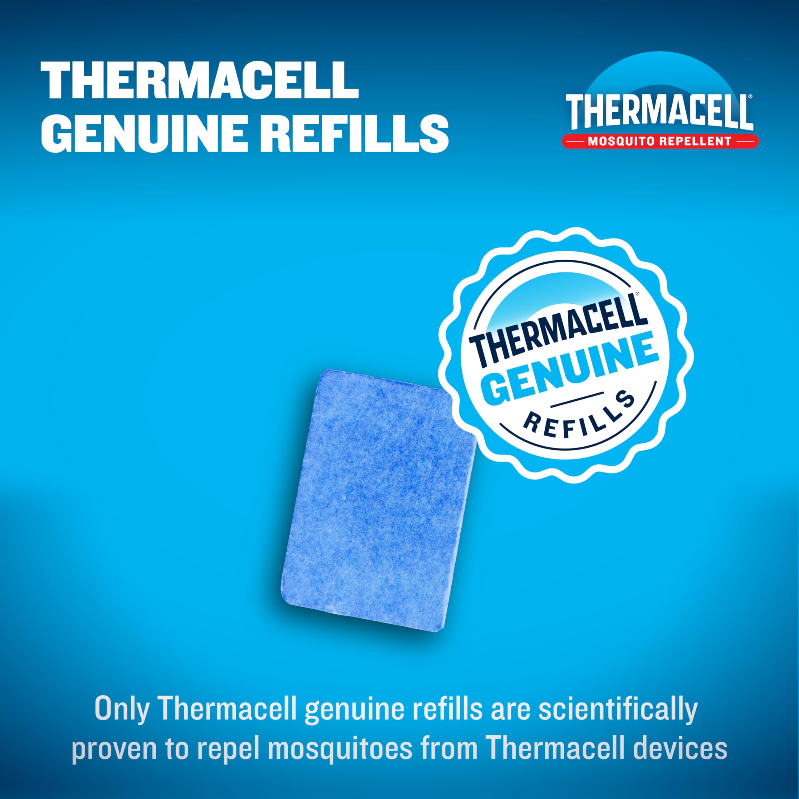 Thermacell mat in action with repeller on a patio