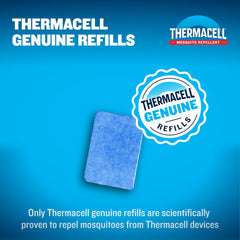 Thermacell mat in action with repeller on a patio