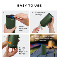 Thermacell Mosquito Repeller side view with packaging