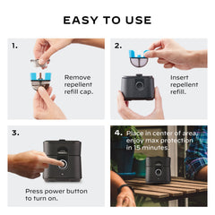 Thermacell Radius Mosquito Repeller in outdoor setting