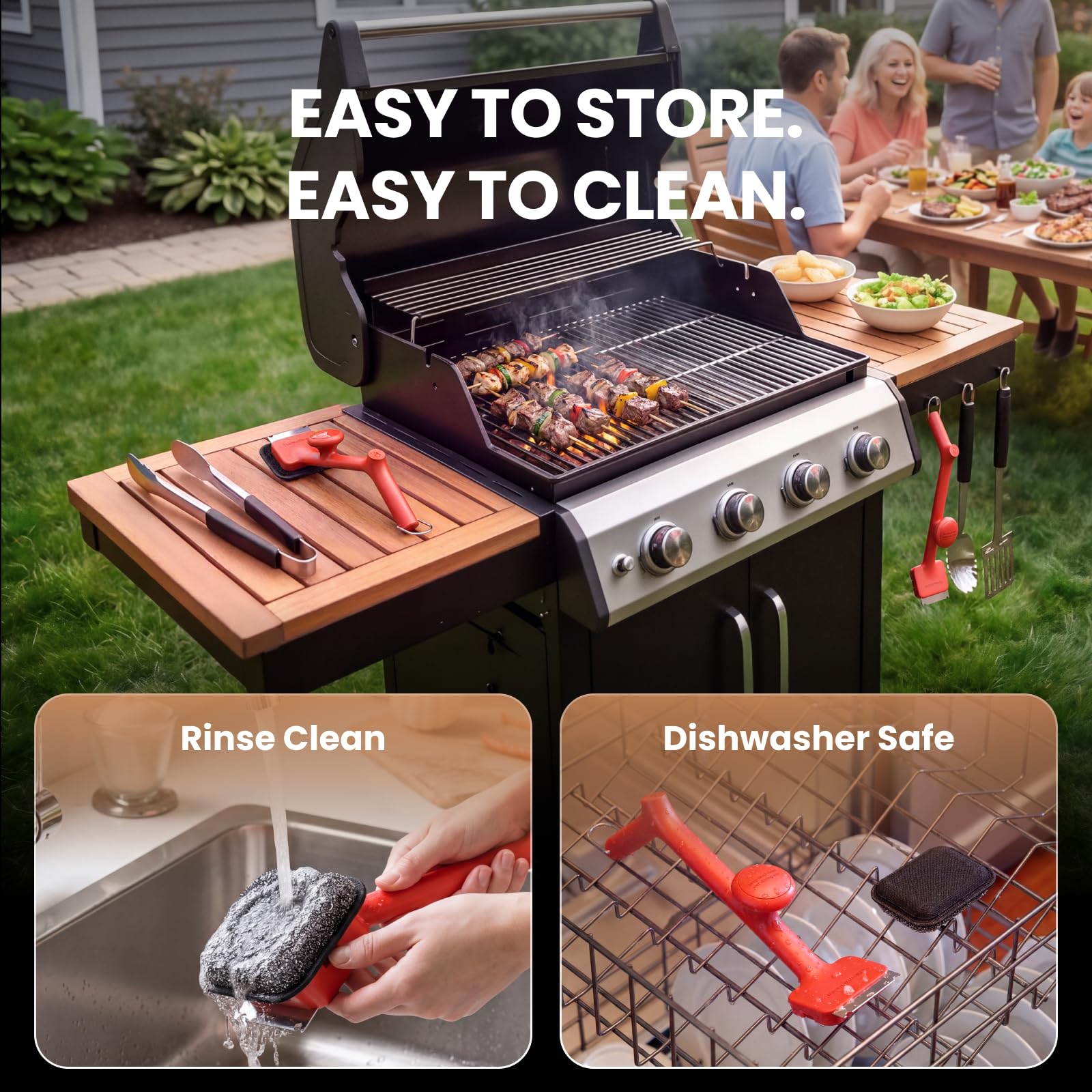 ThermoMaven Bristle-Free Grill Brush packaging