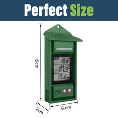 Thermometer World Digital Max Min Thermometer outdoors in a garden