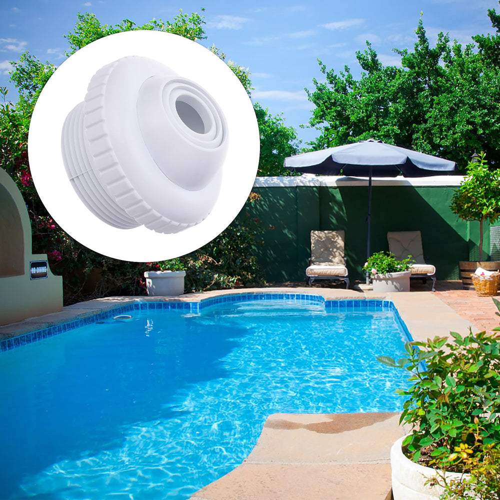 Thinp Pool Jet Nozzle in garden setting