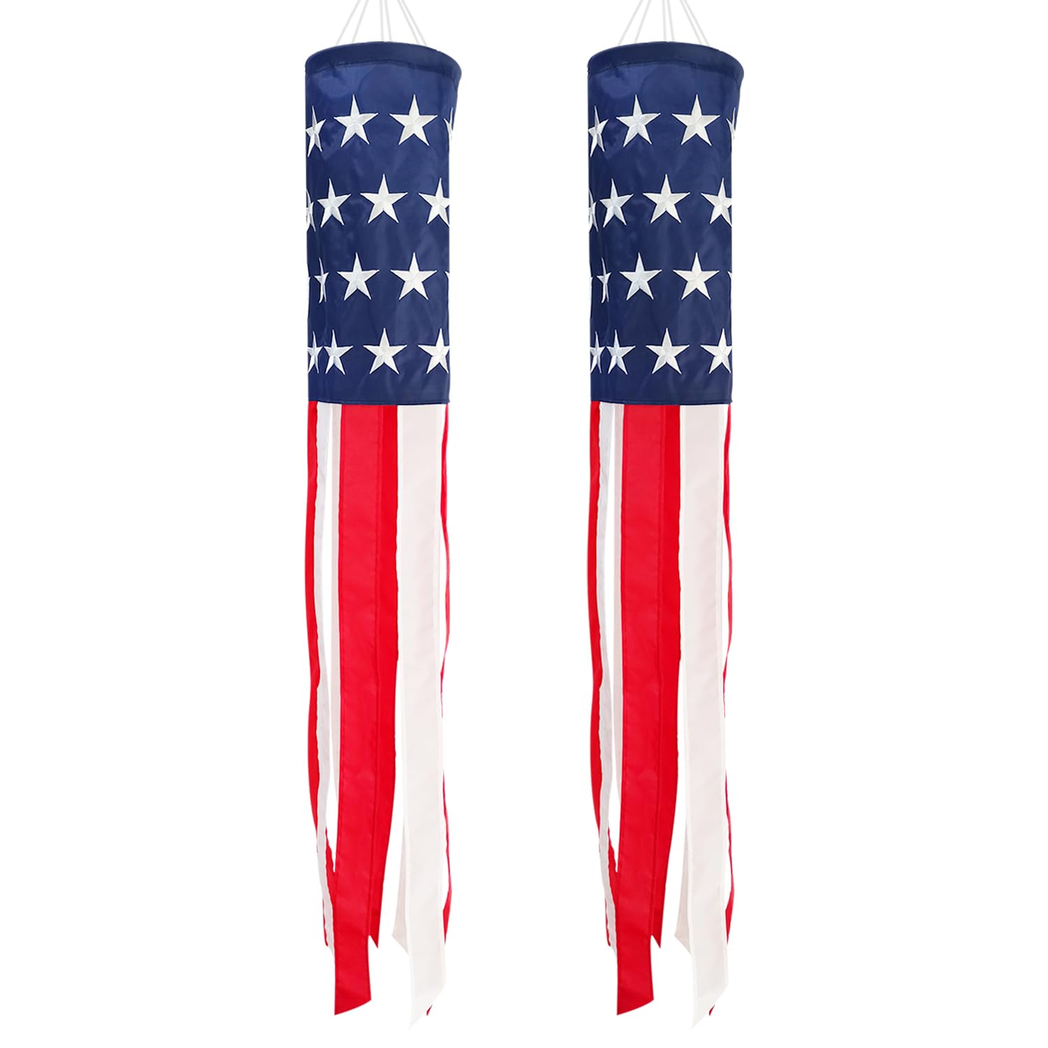 THQZLH 40 Inch American Windsocks pack front view with vibrant colours
