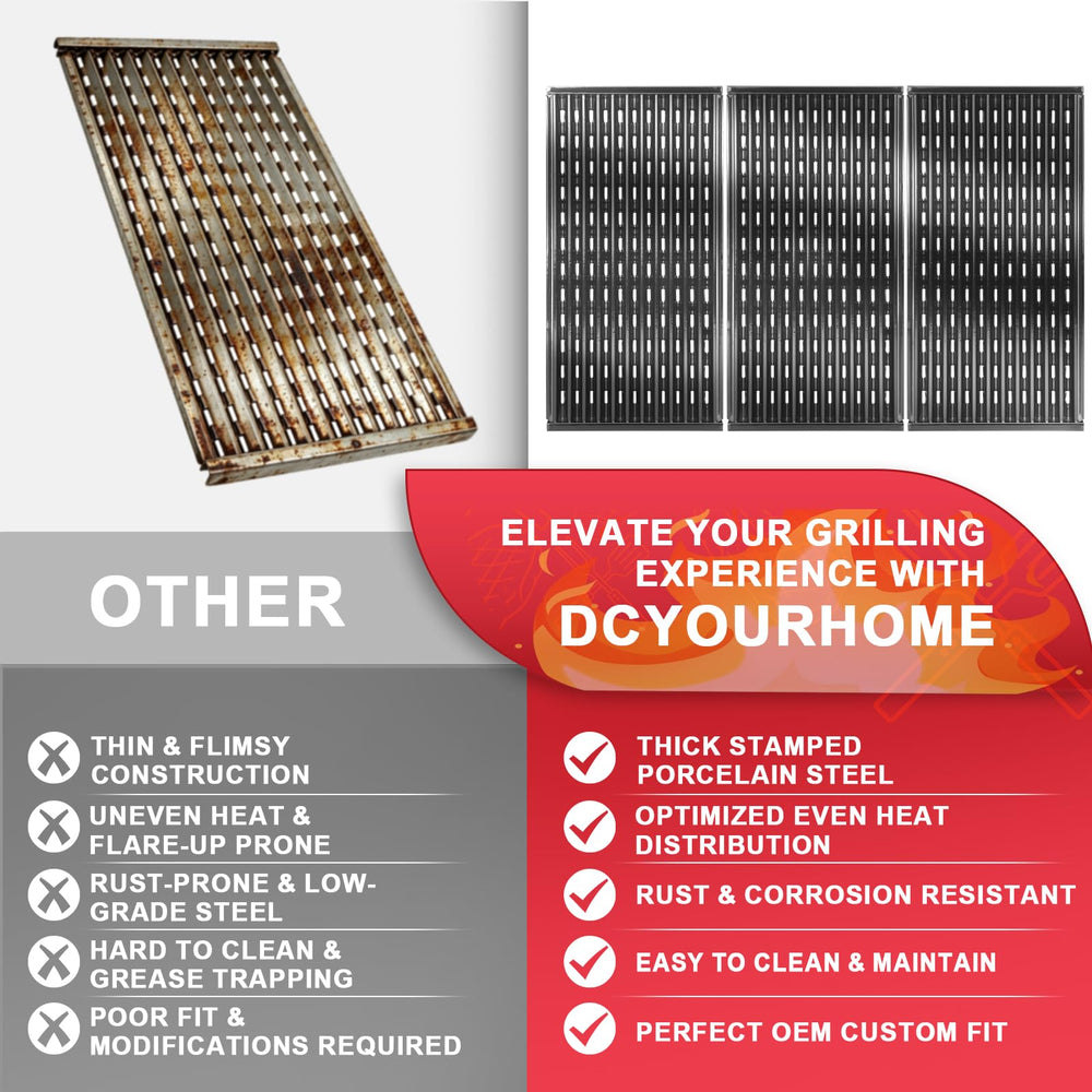 Three DcYourHome grill grates stacked together