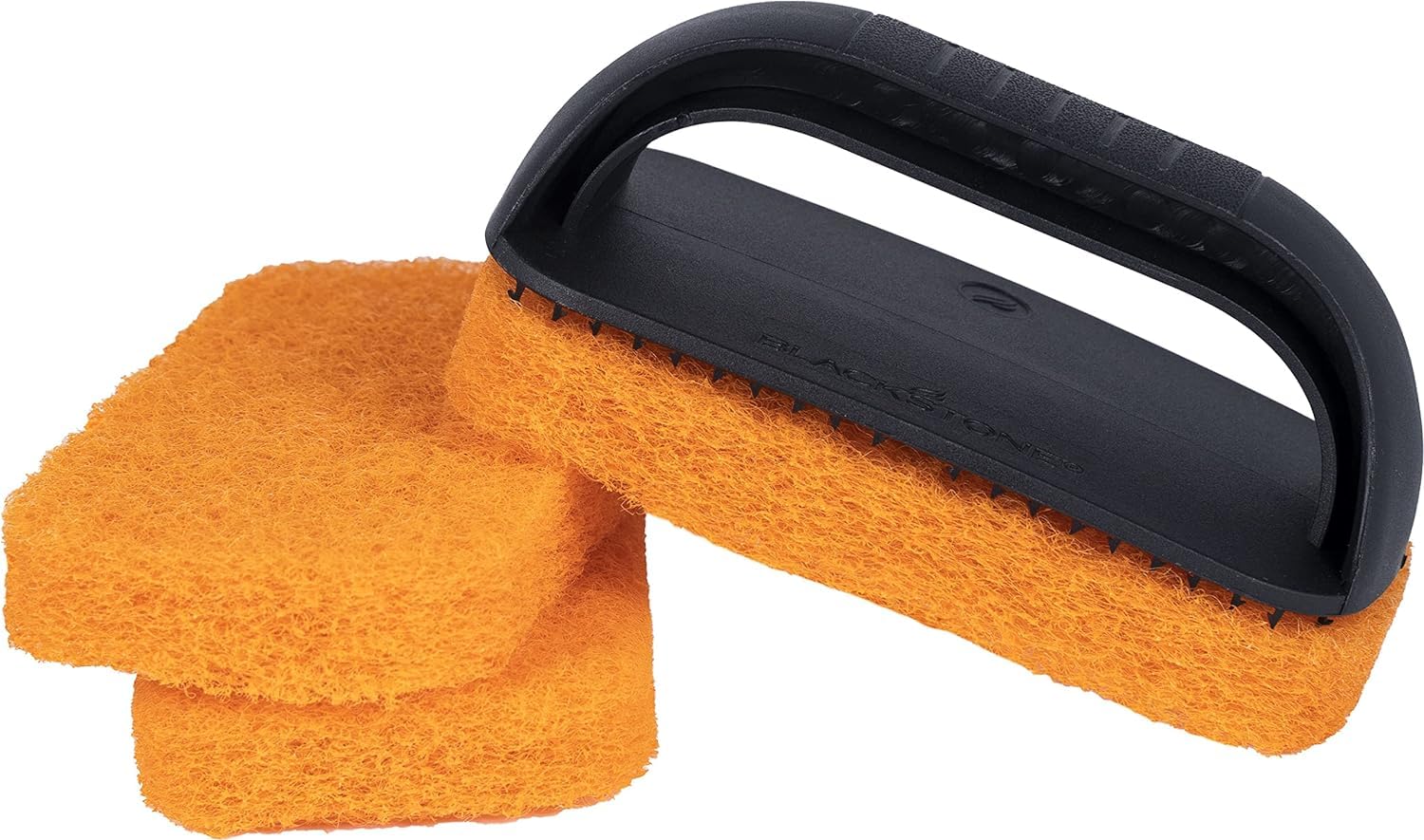 Three scouring pads included in BLACKSTONE cleaning kit