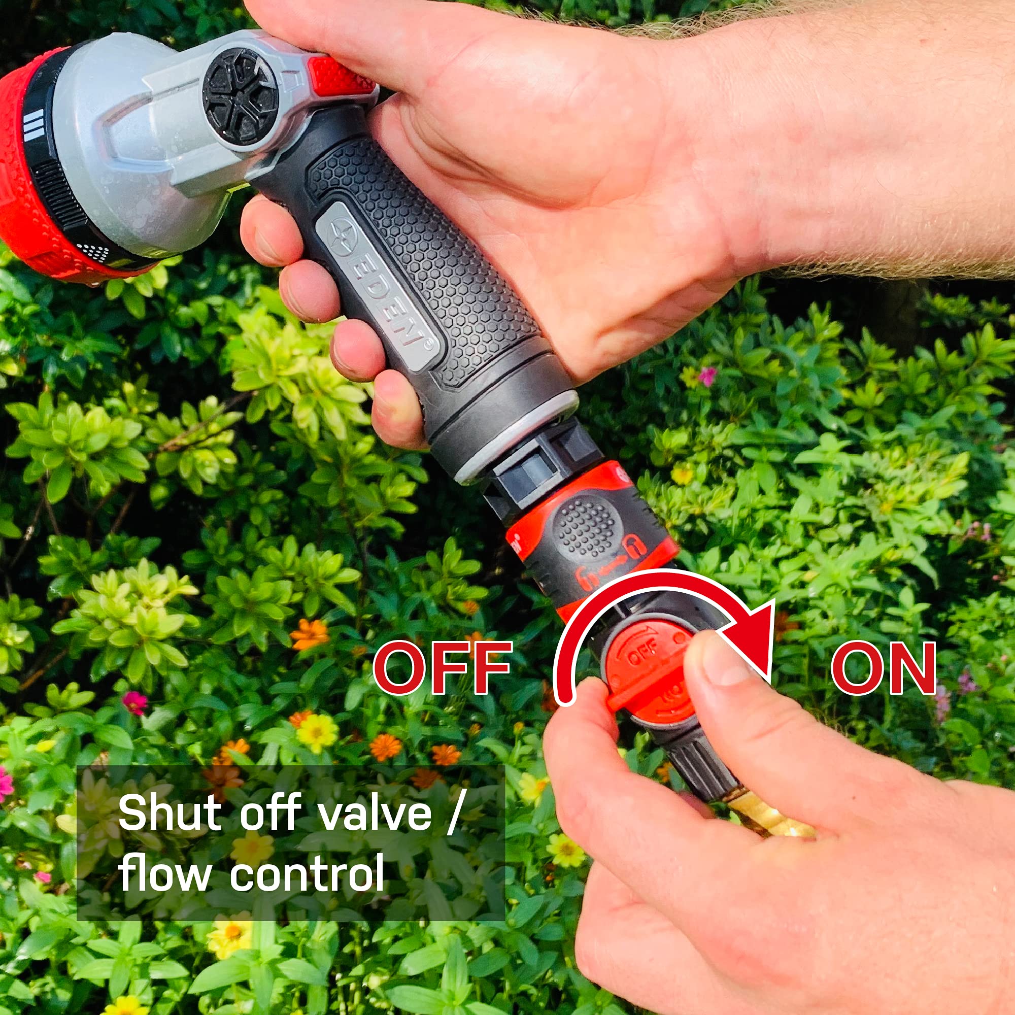 Three sets of quick connectors included in Eden kit