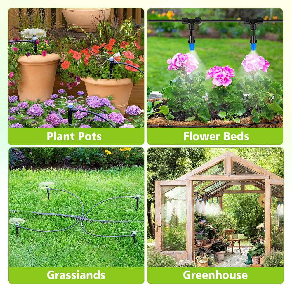 Three types of sprinklers included in Kafuzi kit