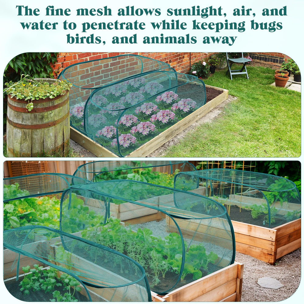 Threehoney Plant Cover in a garden setting