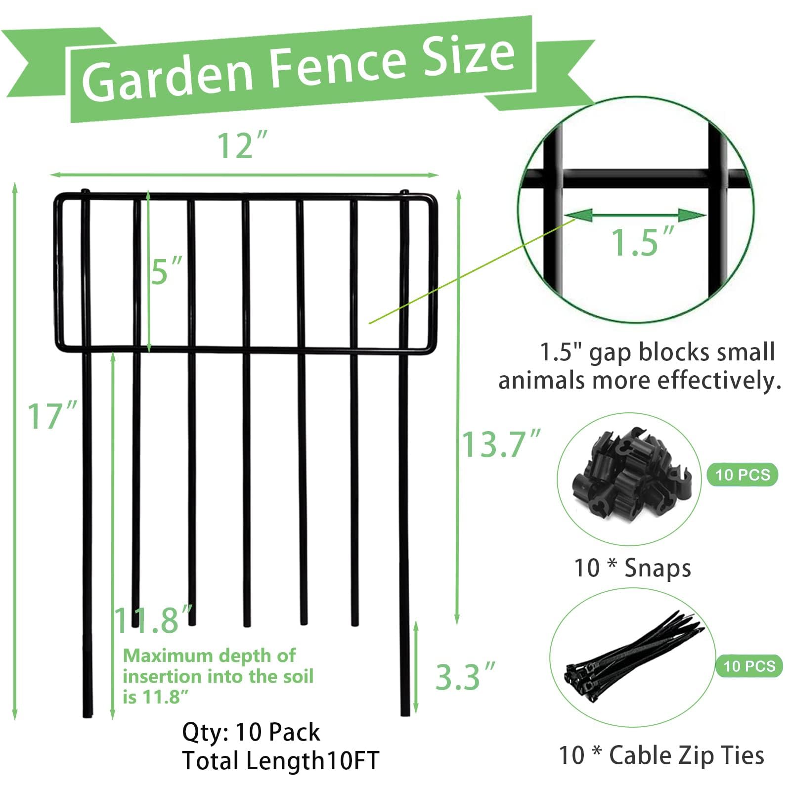 Thrivinest Animal Barrier Fence installation in garden