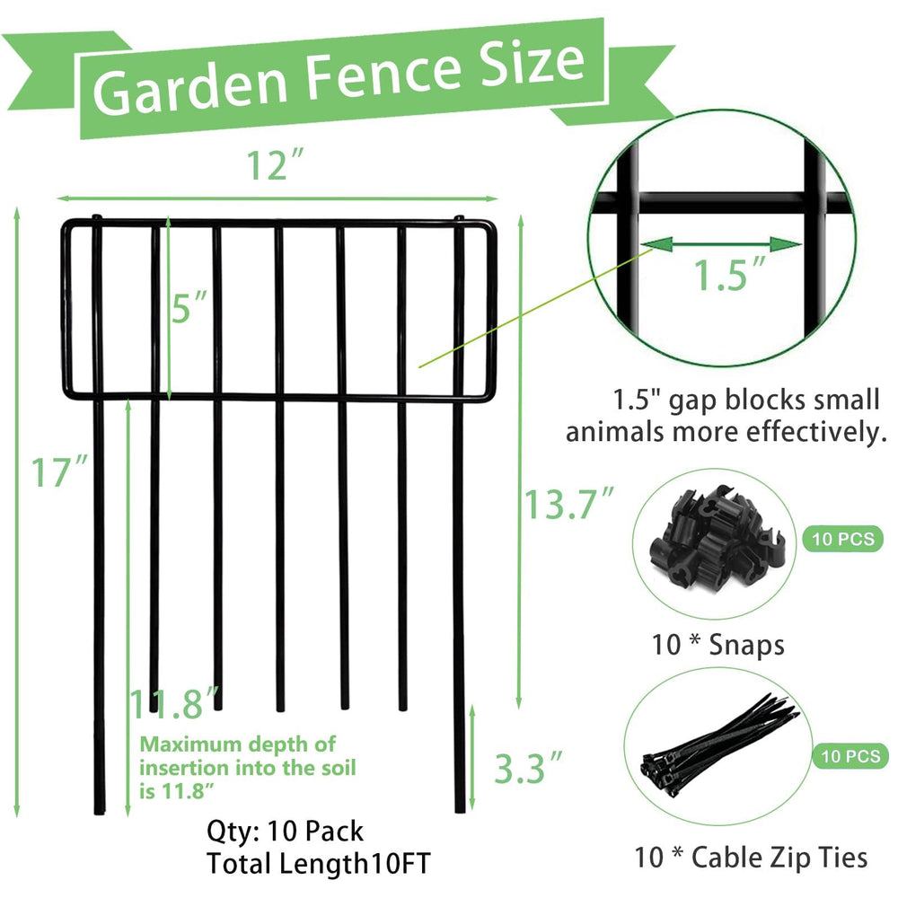 Thrivinest Animal Barrier Fence installation in garden