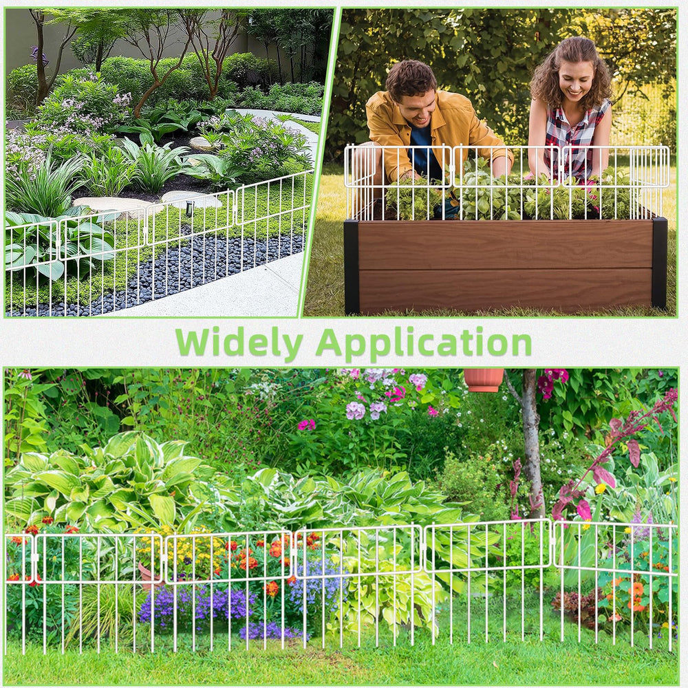 Thrivinest animal barrier fence with snap buttons and cable ties