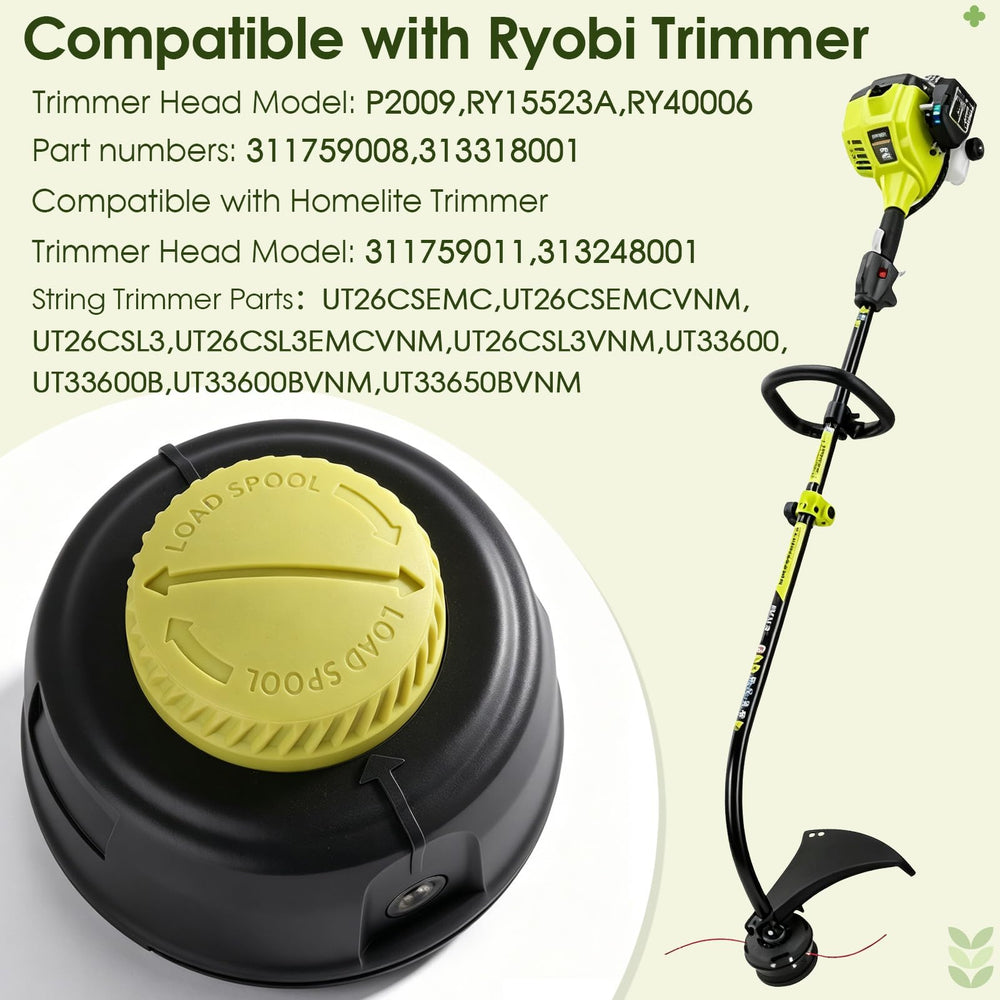 THTEN Bump Knob Kit installed on a Ryobi trimmer