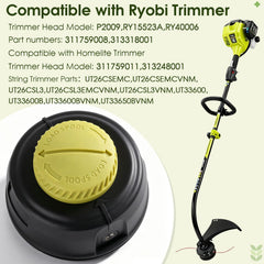 THTEN Bump Knob Kit installed on a Ryobi trimmer