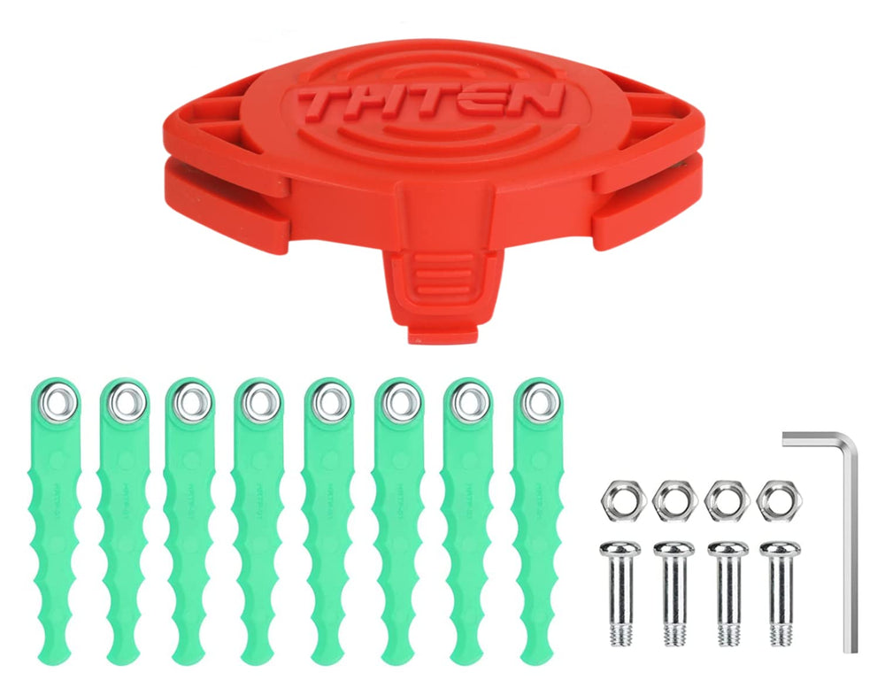 THTEN SF-080 Bladed Trimmer Head front view with polycarbonate blades