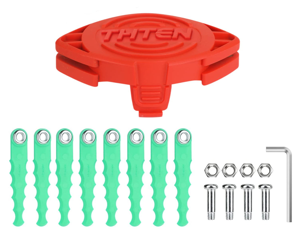 THTEN SF-080 Bladed Trimmer Head front view with polycarbonate blades